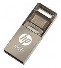 HP OTG 16GB USB 2.0 Pen Drive (HPV510M), Silver